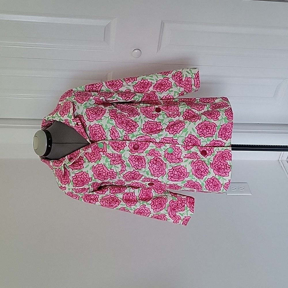Hatley Spring RainCoat Jacket Lined Size 10 Girls
